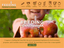 Tablet Screenshot of feedingpa.org